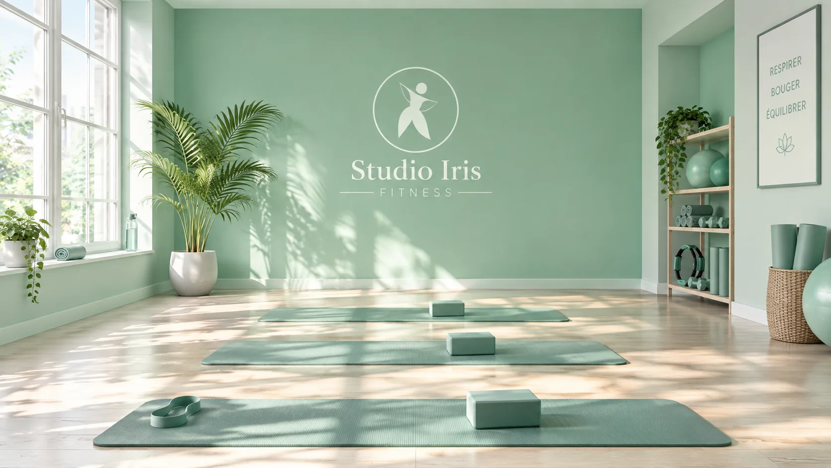 Studio Iris, variante de couleur verte