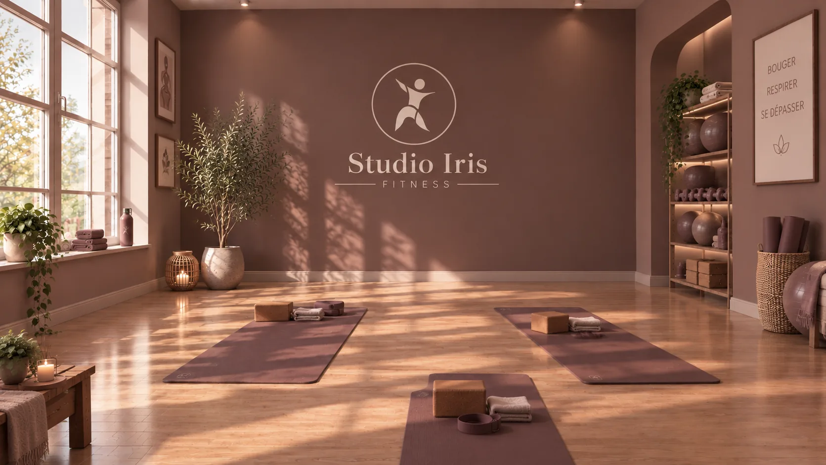 Studio Iris, variante de couleur terracotta
